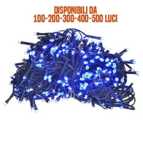 Luci LED blu per albero di Natale - Per uso interno ed esterno