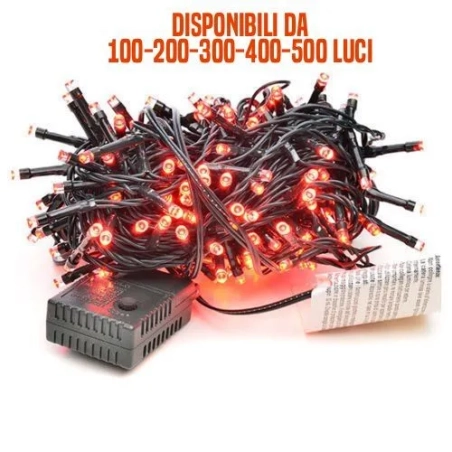 Luci LED rosse per albero di Natale - Per uso interno ed esterno