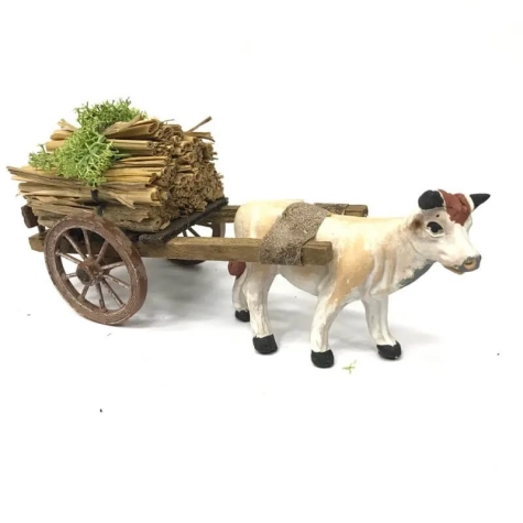 Mucca che trasporta fascine 10 cm
