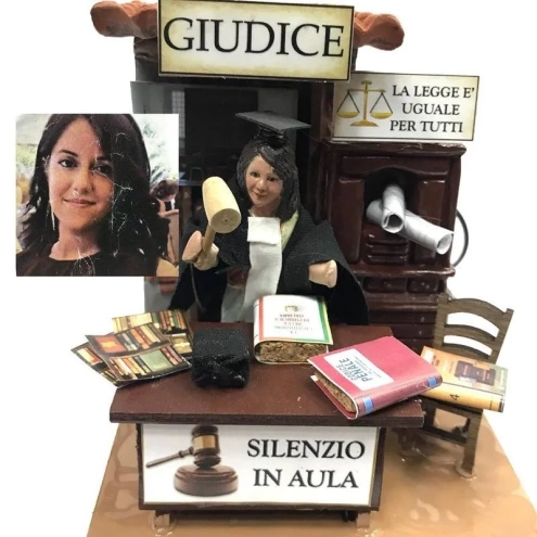 Statuina in movimento da 10 cm  con il tuo volto