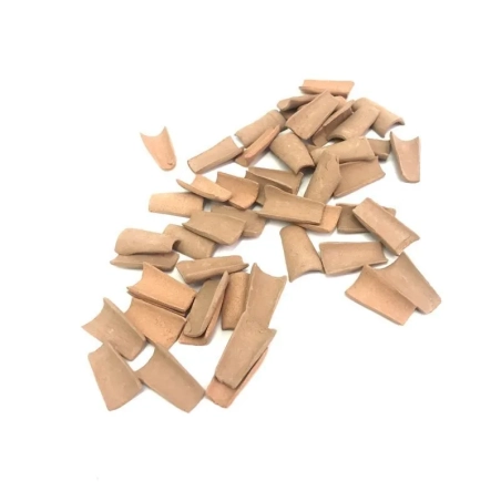 Confezione 50 tegole in terracotta 1.5 cm