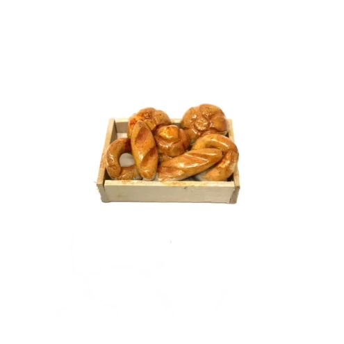 Cassetta con pane per pastori da 7 a 15 cm
