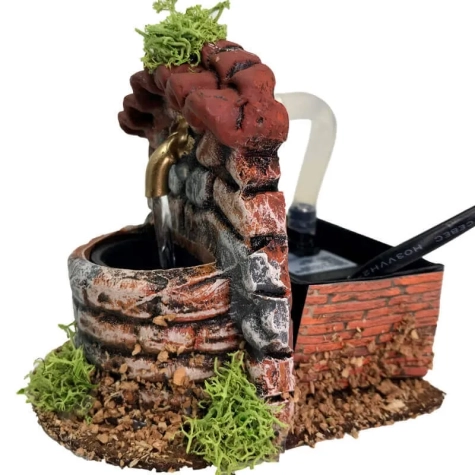 Fontana in terracotta 10 cm 2