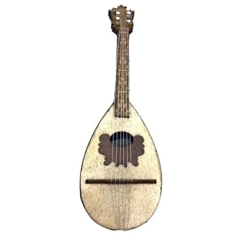 Mandolino artigianale  in legno 15 cm