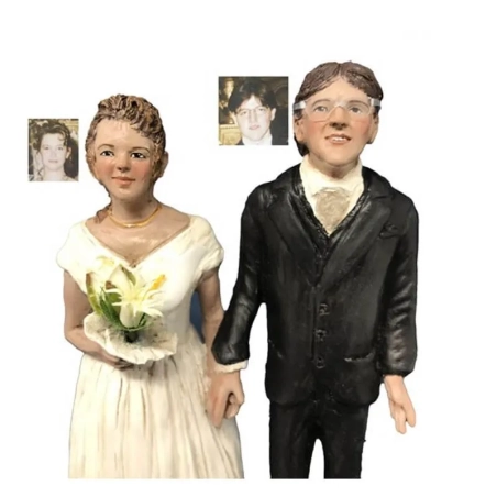 Statuina degli sposi cake topper