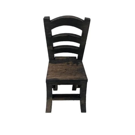 Sedia in legno per pastori da 7 cm