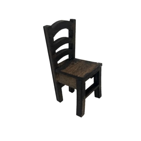 Sedia in legno per pastori da 7 cm