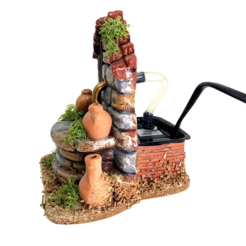 Fontana di campagna in terracotta 15 cm