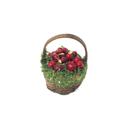 Cestino con pomodori per pastori da 10 cm
