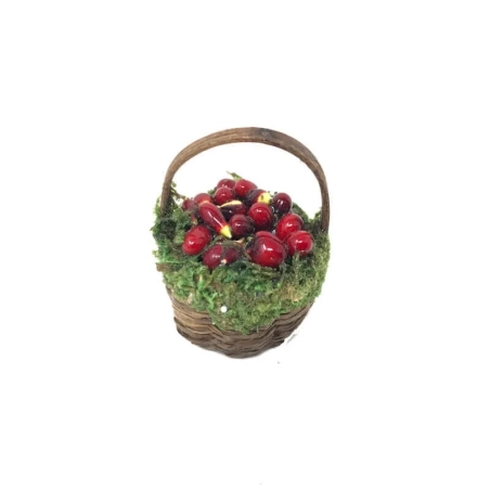 Cestino con pomodori per pastori da 10 cm