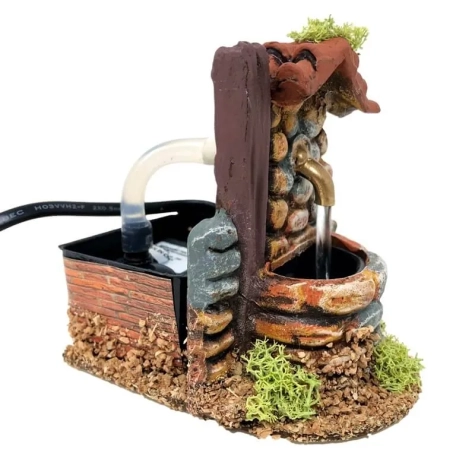 Fontana in terracotta 10 cm 2