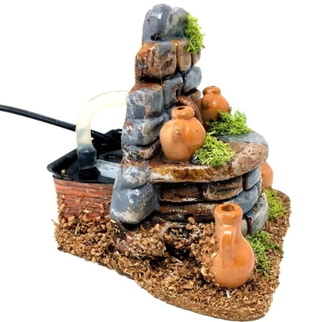 Fontana napoletana in terracotta 13 cm