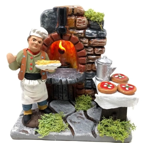 Forno pizza con pastore da 10 cm