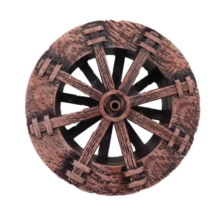 ruota per mulino ad acqua in plastica dipinta a mano 15 cm