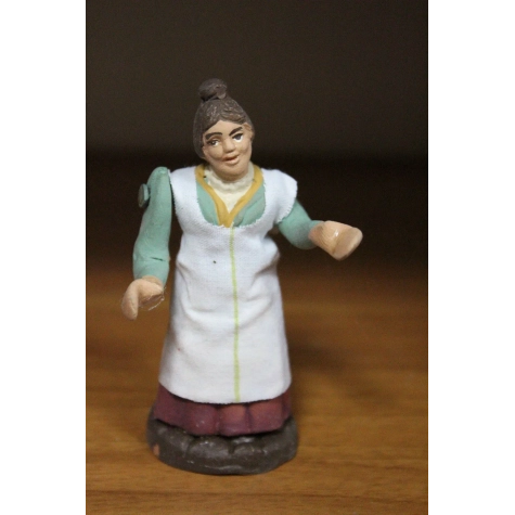 Pastore donna per creare movimento| statuina presepe, pastori per creare movimento