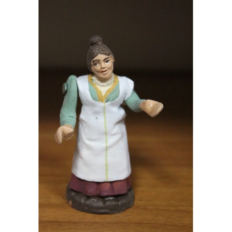 Pastore donna per creare movimento| statuina presepe, pastori per creare movimento