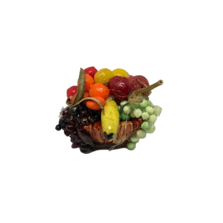 Cestino con frutta per pastori da 7 cm