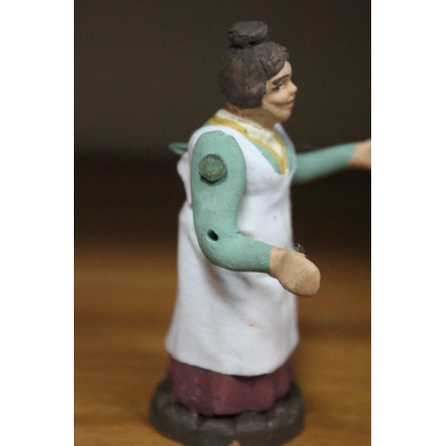 Pastore donna per creare movimento| statuina presepe, pastori per creare movimento