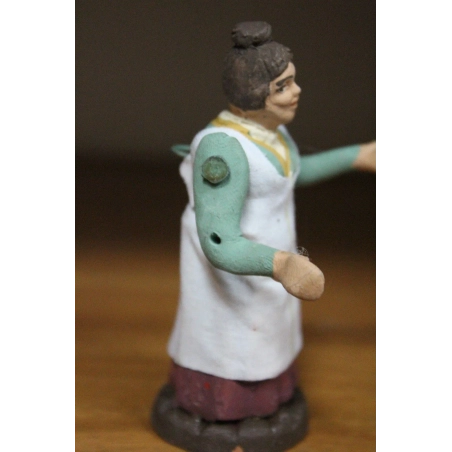 Pastore donna per creare movimento| statuina presepe, pastori per creare movimento