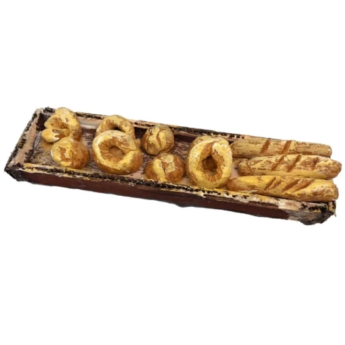 Cassetta con pane fresco per pastori da 15 a 20 cm