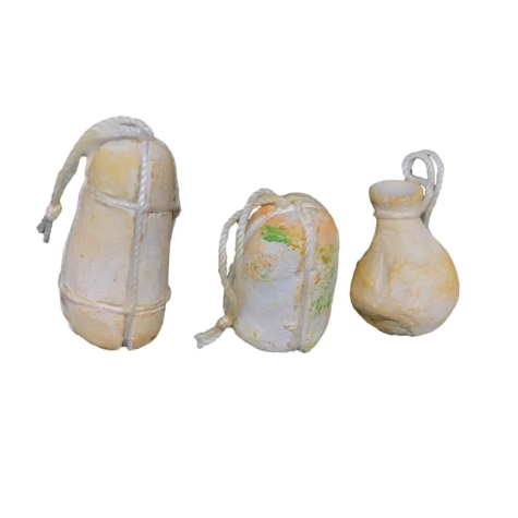 4 Pezzi di formaggio in terracotta