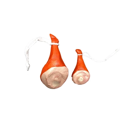 Set da 2 pezzi di prosciutto per pastori da 7 a 10 cm