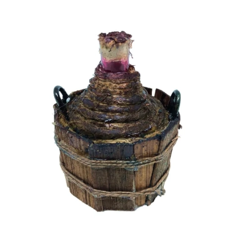 Damigiana  grande con vino per pastori da 15 a 30 cm