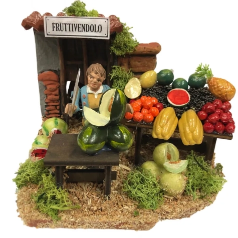 Fruttivendolo in movimento 7 cm