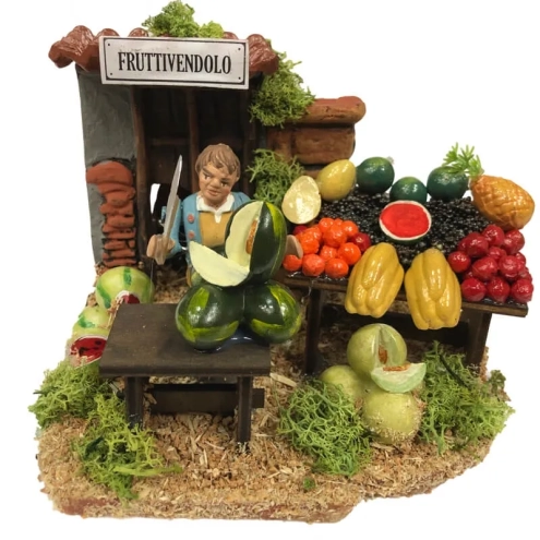 Fruttivendolo in movimento 7 cm