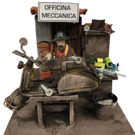Officina meccanica in movimento 7 cm