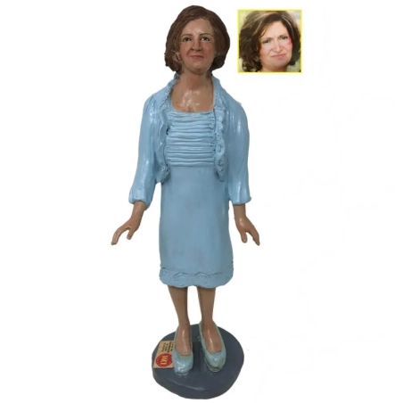 Statuina con il tuo volto da 30 cm