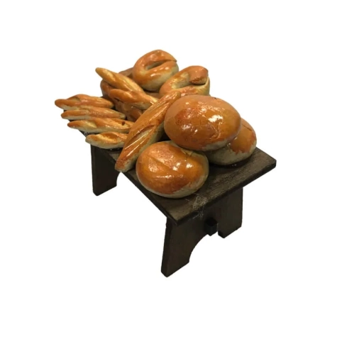 Banchetto panettiere per pastori da 7 a 10 cm 2