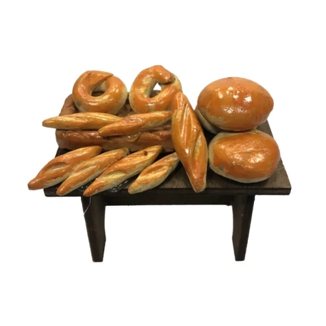 Banchetto panettiere per pastori da 7 a 10 cm