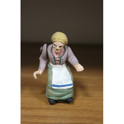 Statuina in terracotta per creare movimento | pastori per creare movimento, figure presepe, 