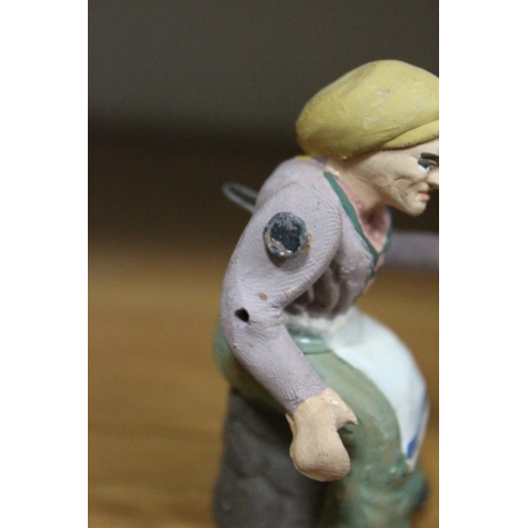 Statuina in terracotta per creare movimento | pastori per creare movimento, figure presepe,  2