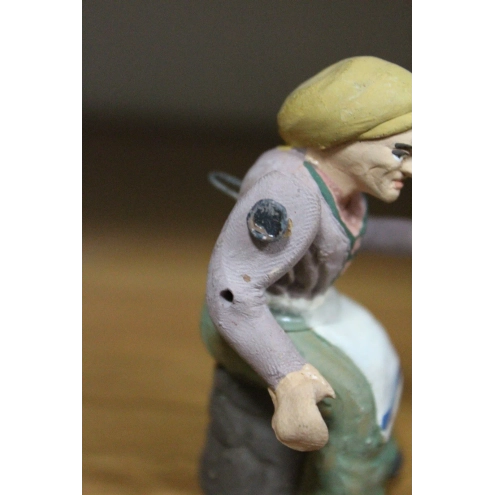 Statuina in terracotta per creare movimento | pastori per creare movimento, figure presepe, 