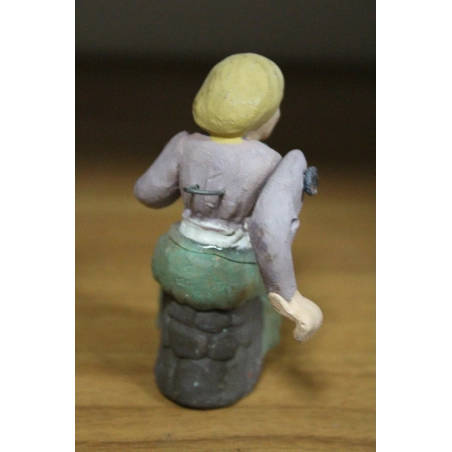 Statuina in terracotta per creare movimento | pastori per creare movimento, figure presepe, 