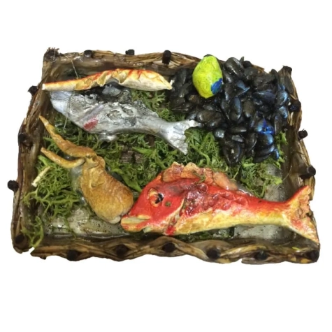 Cestino con pesce per pastori da 15 cm