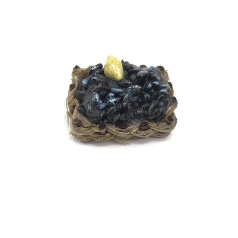 Cestino con cozze per pastori da 7 a 10 cm