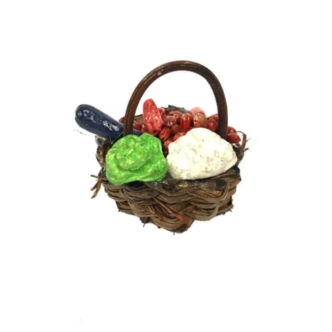 Cestino con verdure per pastori da 10 a 12 cm