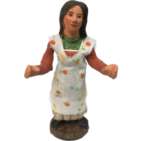 Statuina ragazza 10 cm con braccio  e busto in movimento