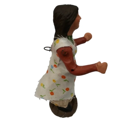 Statuina ragazza 10 cm con braccio  e busto in movimento 2