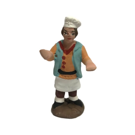Cuoco in terracotta 4 cm