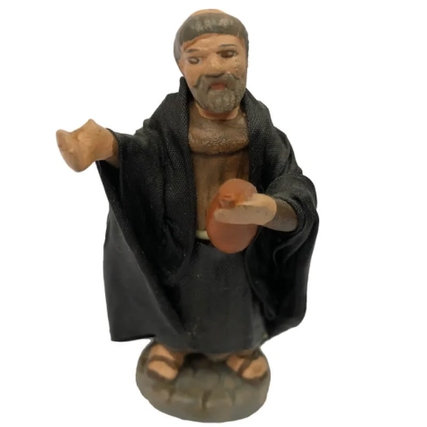 Frate vestito in stoffa 7 cm