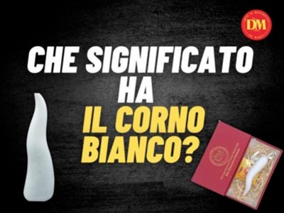 Che significato ha il corno bianco? | Corni portafortuna